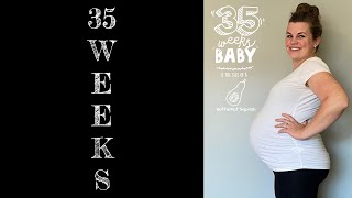 35 WEEKS PREGNANT | Has he dropped??