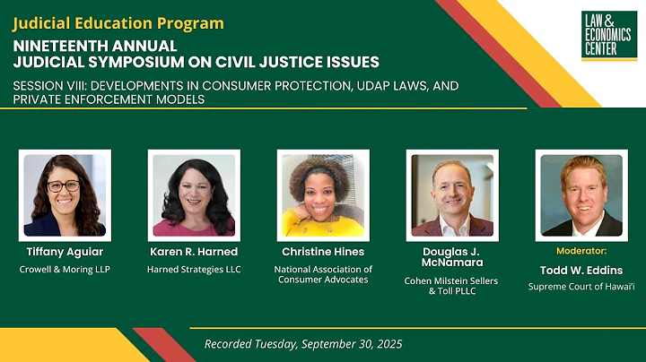 Developments in Consumer Protection, UDAP Laws, and Private Enforcement Models