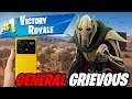 "JOGANDO COM NOVA SKIN DO GENERAL GRIEVOUS" | FORTNITE MOBILE (POCO X6 PRO)