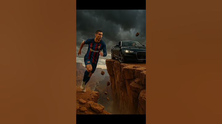 Messi Car Hangs Off a Cliff and Ronaldo Has Seconds to Save Him#ytshorts#trending#shorts #football