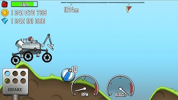 Moon Lander OP ! 🌕🔥 Insane Jumps & Zero Gravity Control ! #hillclimbracing #gamingvideos 