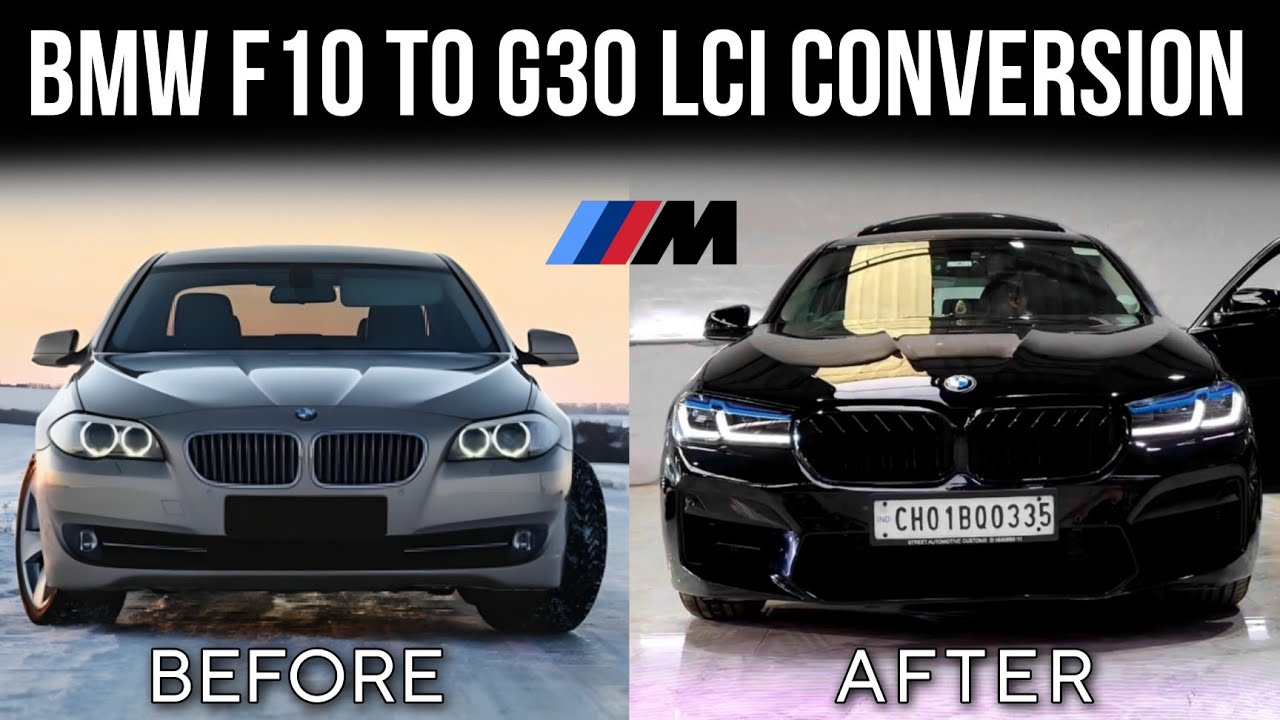 THE NEW FULL BLACK EDITION BMW F10 TO G30 LCI CONVERSION l 