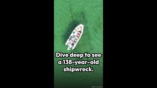 Dive deep to see a 138-year-old shipwreck
