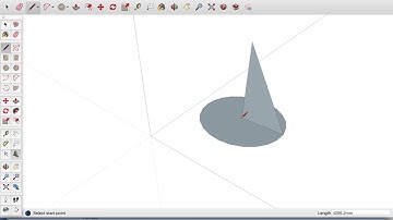 Drawing Cones  - Google Sketchup