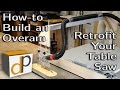 How to build an overarm dust collector for your table saw