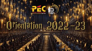 Orientation 2022-23 || Punjab Engineering College