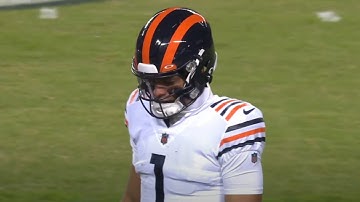 Justin Fields makes a rookie mistake