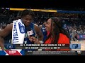 Anthony Edwards talks after Minnesota Timberwolves dominate Memphis Grizzlies 130-117