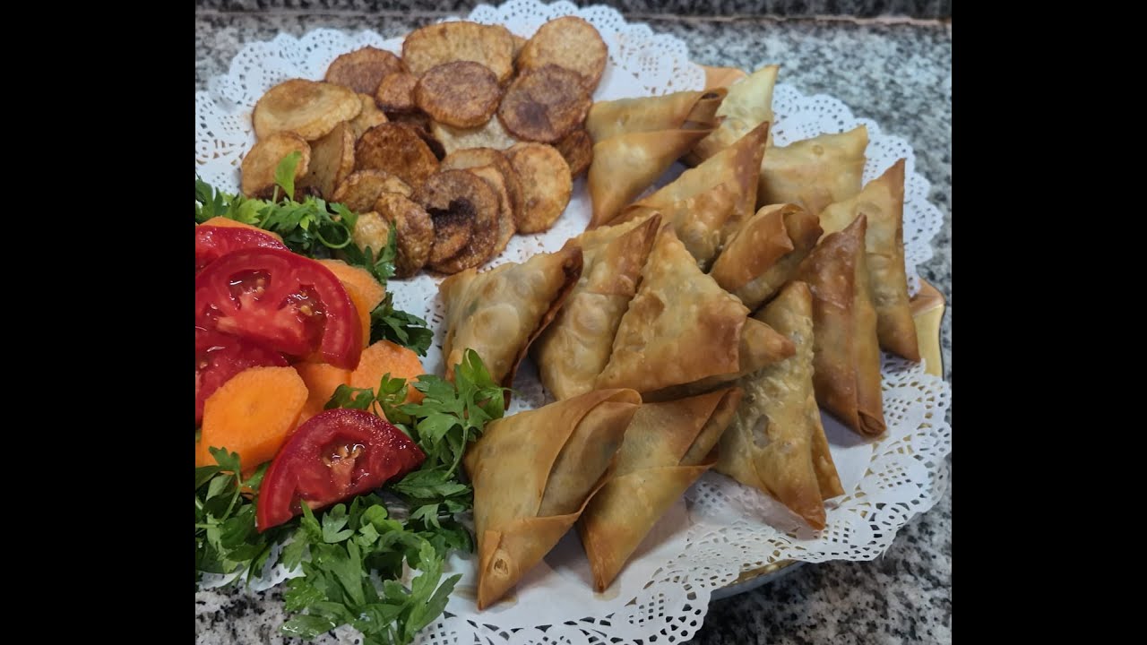 أطيب حشوة سمبوسه، سمبوسه الماش على طريقتي - Mung beans samosa
