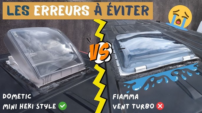 08 Comment poser un lanterneau ventilé sur un van ou un fourgon aménagé  (TUTO) Fiamma Turbo Vent 