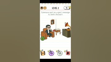 Brain Test 2 Level 2 Smith And Joe vs Professor Bigbrain Solved #androidgames #braintest #answer