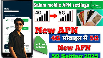 Salam Sim Internet Setting | Salam Sim Internet Apn Settings | Salam Apn Settings 