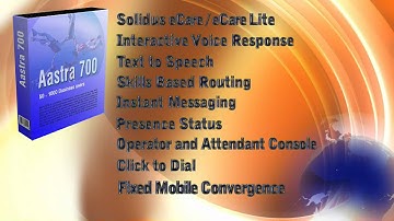 Mitel® A700 (US version) - All-In-One Solution for the SMB market / Applications