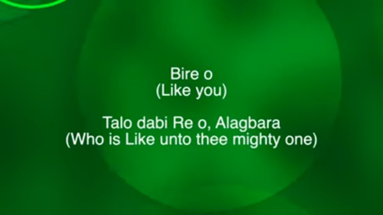 10 mins Yoruba High Praise Songs Lyrics Video with English Translation