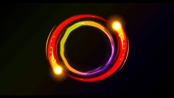 Neon Circle | GLOWING CIRCLE | Round Shape | Loop Video | Adobe After Effects | Black Background