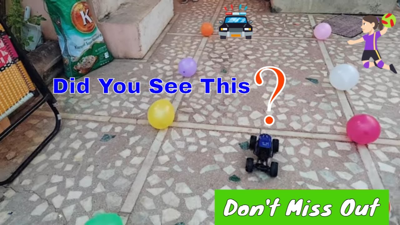 RC Car Pops Color Balloons | Learn Colors with Fun - my dream home