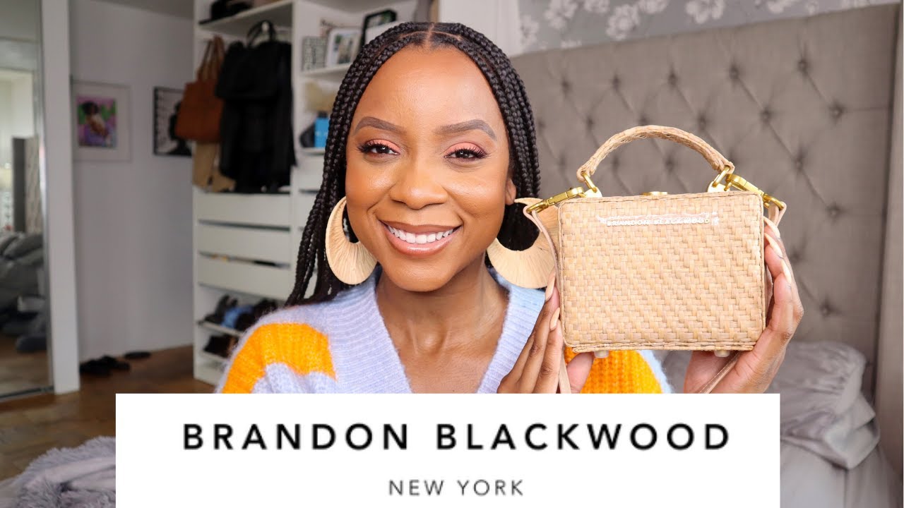 Jaime Xie for Brandon Blackwood wearing the Kendrick Mini Trunk in  Brandon  Blackwood on the Success of His Sustainable Luxury Handbags  POPSUGAR  Fashion Photo 11