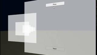 Unity3D 3D UI Scrolling Pages - Virtual Reality - VR screenshot 3