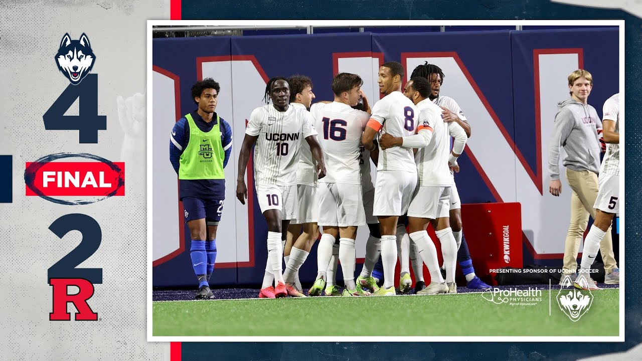 UConn Men's Soccer vs. Rutgers Highlights YouTube