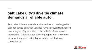 How to Choose an Auto in Salt Lake City Karl Malone Powersports