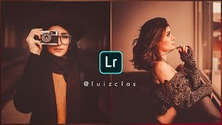 How to edit like dark brown portrait  - Lightroom mobile tutorial free preset screenshot 3