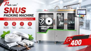 Snus Packing Machine | Automatic Nicotine Pouch Packaging Machine | PACKMATE#snuspackingmachine