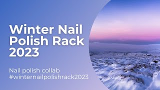 Winter Nail Polish Rack 2023