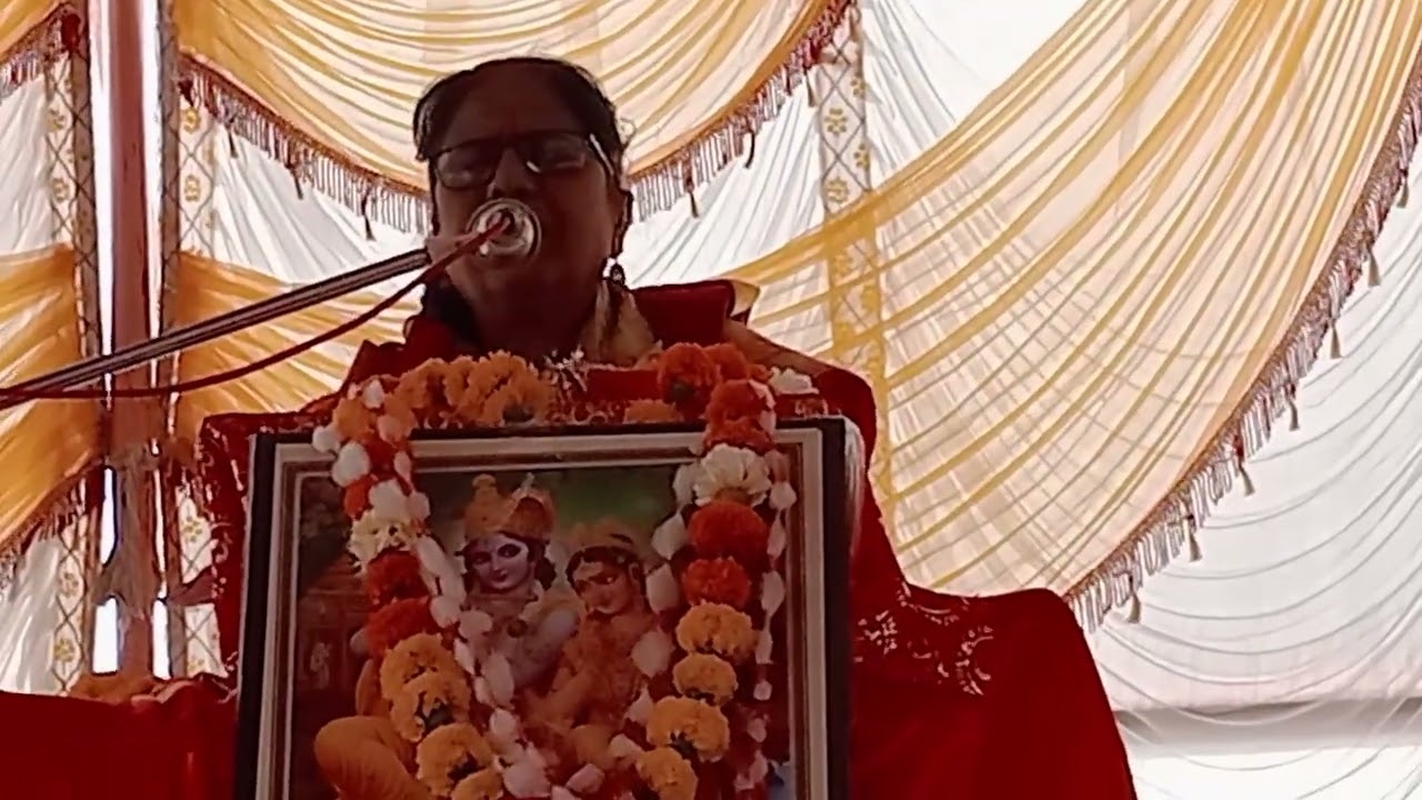 श्री कृष्ण जन्म कथेचा आनंद घेताना...🙏#bhagvatkhatha # bhakti # tranding # vayrl # shorts