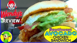 Wendy's® | Southwest Avocado Chicken Sandwich | Food Review! 🥑🐓🍞