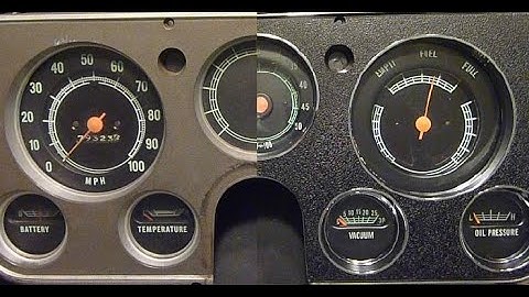 (2017)  Upgrading and Repairing the Instrument Cluster in a 1968 GMC pickup - Part 2