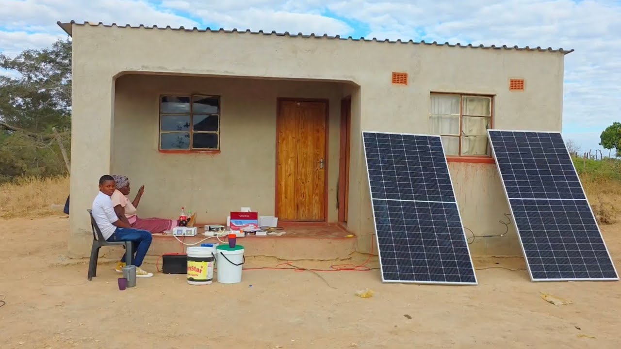 Installing Solar Panels in Rural Areas vlog - YouTube