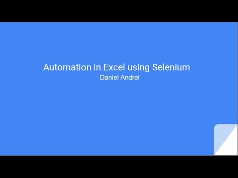 5 Automation in Excel using Selenium - Emails Tutorial