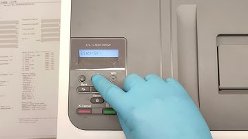 HOW TO RESET THE DRUM COUNTER ON BROTHER HL-L3210CW, HL-L3230CDN, HL-L3230CDW