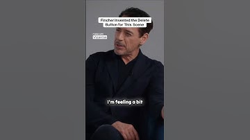 Fincher Invented the Delete Button for this scene Robret Downey Jr and Mark Ruffalo