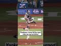 Yankees got their first hit in the 8th inning but turned into an out... #MLB #yankees #baseball