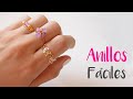 3 ANILLOS DE ALAMBRE fáciles. Ideas hermosas para anillos 276