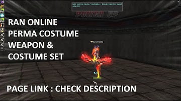 RAN ONLINE COSTUME SET WITH AURA | COSTUME WEAPON | NO EXPIRY