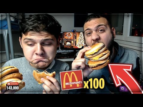 🍔 CHEESE CHALLENGE ( record battu ) AVEC MON FRERE