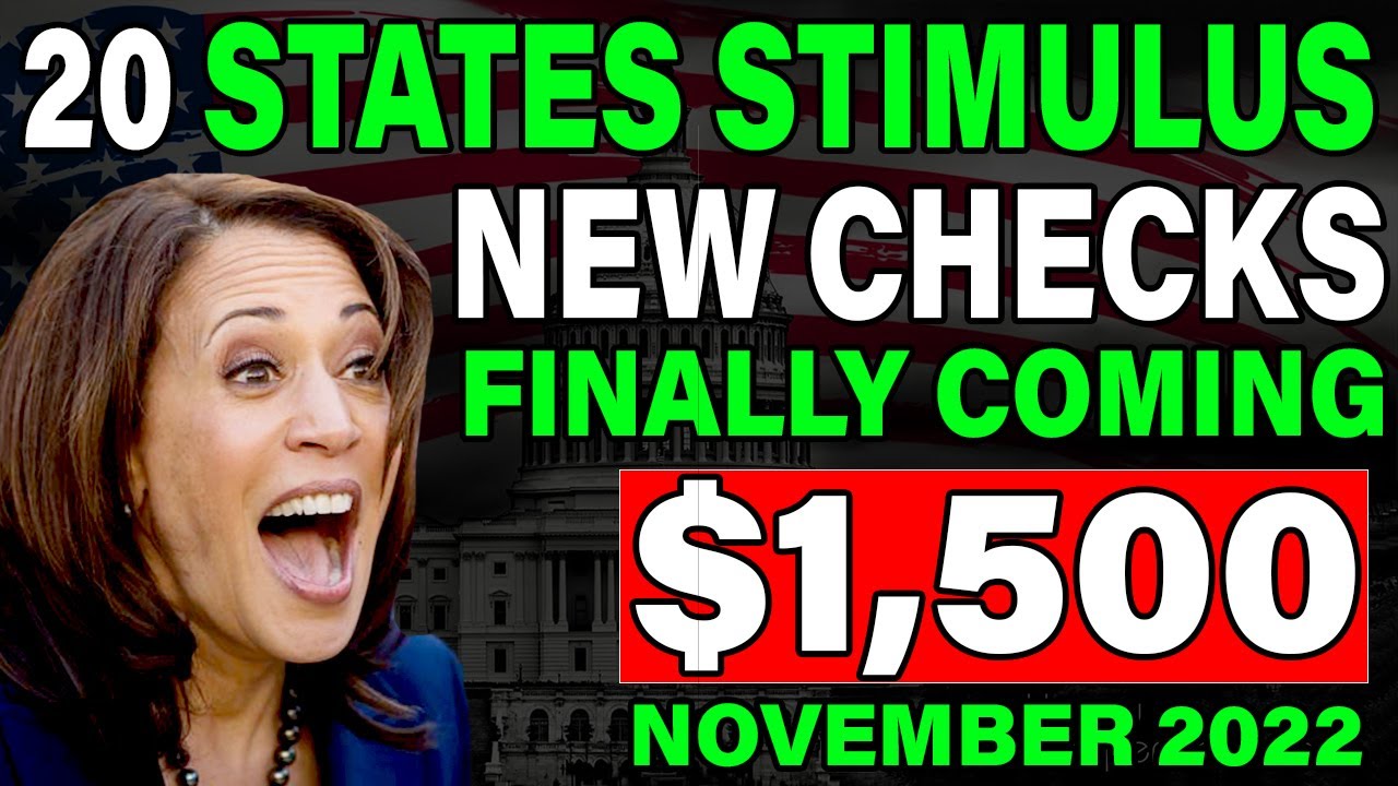 1500 NEW CHECKS ARE APPROVED & COMING NOVEMBER 20 STATES STIMULUS