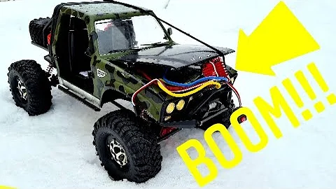 RC 4x4 SCALE CRAWLER SNOW DAY BROKEN SPEED CONTROL ESC 1/10