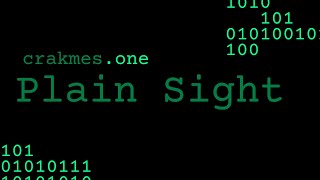 PLAIN SIGHT - crackmes.one Indonesia