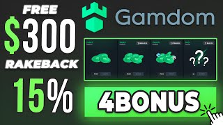 Gamdom Promo Code 2024 - Use "4BONUS" to get free bonus (gamdom code review)