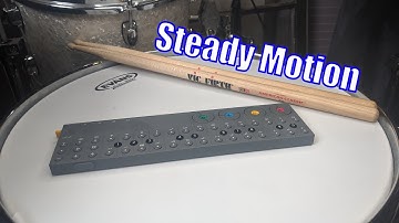 Teenage Engineering OP-Z and Drums: Steady Motion