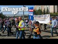 Oe3 rallies with teamsters against driverless trucks and equipment