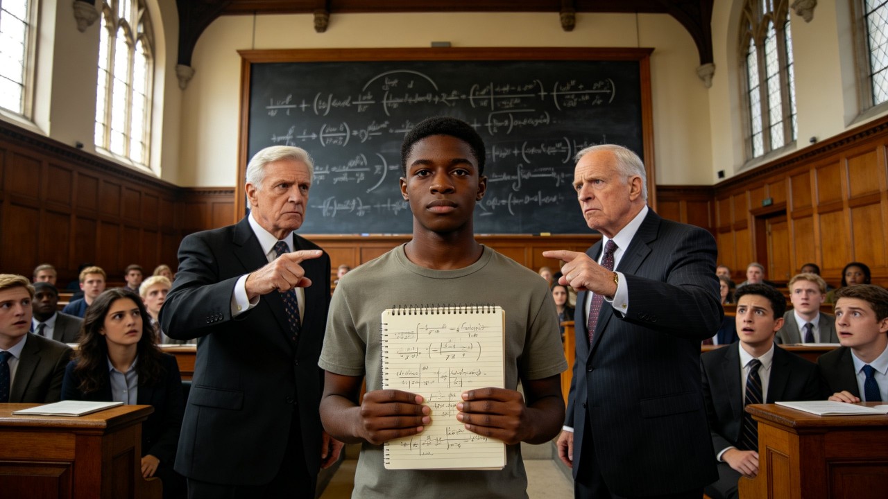 Professors Attempt to Embarrass Student, Unaware of His Exceptional Math Talent