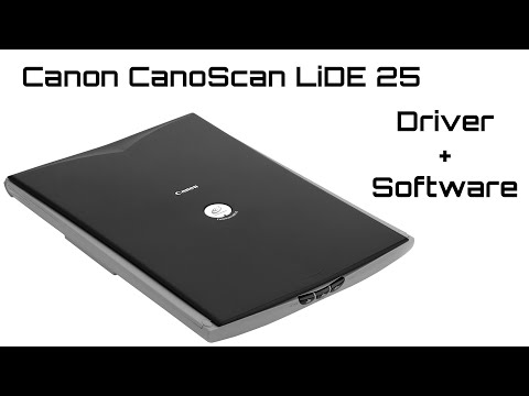 CanoScan LiDE 25 Driver Download with Installation Process