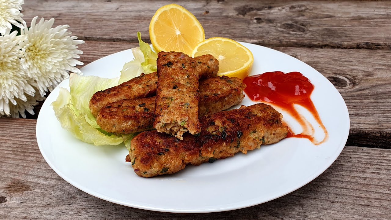 CHICKEN SEEKH KEBAB Easy starter recipe YouTube