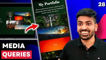 Responsive Website Design with CSS Media Queries | Complete Web Development Course #28