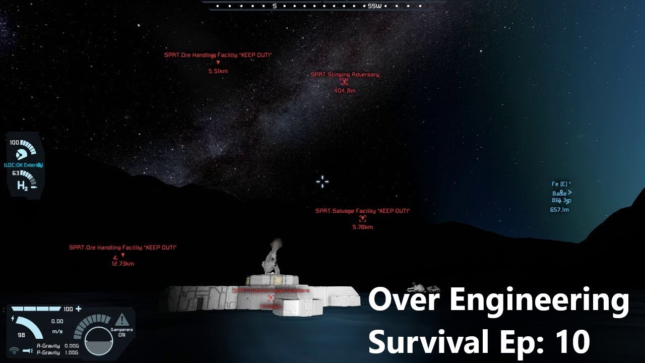 Over Engineering Survival Ep 10: Setting up some defenses - YouTube