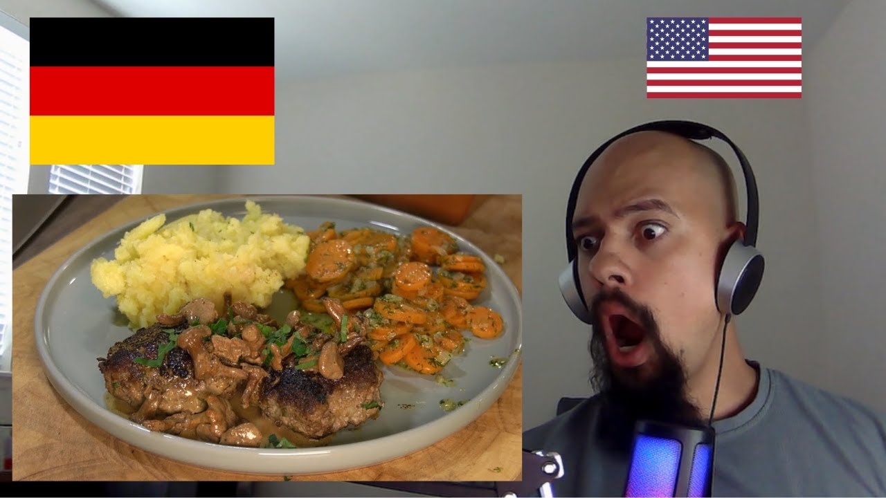 American Reacts To Frikadellen | German Meatballs - YouTube